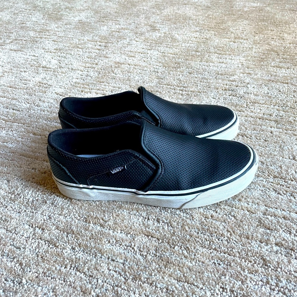 Vans Leather Slip On